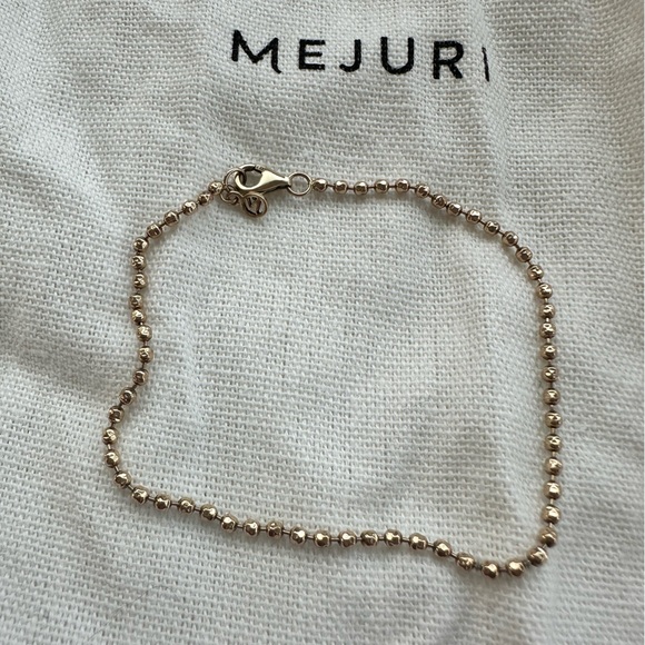 Mejuri 14K Yellow Gold Beaded Bracelet - Picture 1 of 2